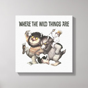 Where the Wild Things Are Characters Canvas Print