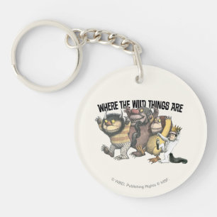 Where the Wild Things Are Characters & Logo Key Ring