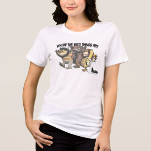 Where the Wild Things Are Characters & Logo Tri-Blend Shirt