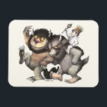 Where the Wild Things Are Characters Magnet<br><div class="desc">In the forty years since Max first cried "Let the Wild Rumpus Start, " Maurice Sendak's classic picture book Where the Wild Things Are has become one of the most highly acclaimed and best-loved children's books of all time.</div>