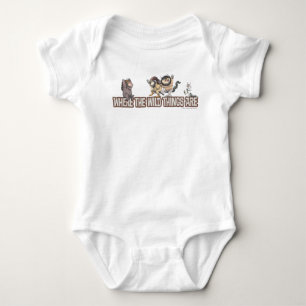 Where the Wild Things Are Characters on Logo Baby Bodysuit