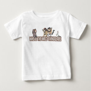 Where the Wild Things Are Characters on Logo Baby T-Shirt