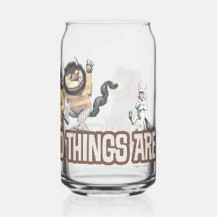 Where the Wild Things Are Characters on Logo Can Glass