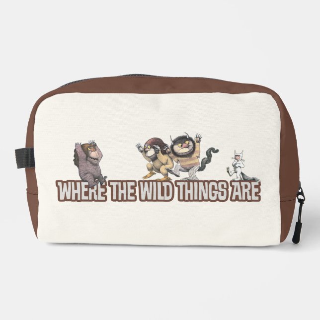 Where the Wild Things Are Characters on Logo Dopp Kit (Front)