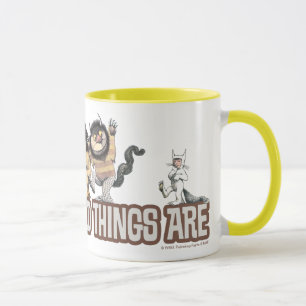 Where the Wild Things Are Characters on Logo Mug