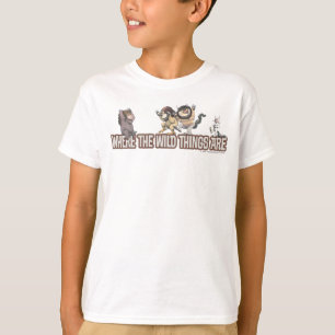 Where the Wild Things Are Characters on Logo T-Shirt