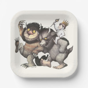 Where the Wild Things Are Characters Paper Plate