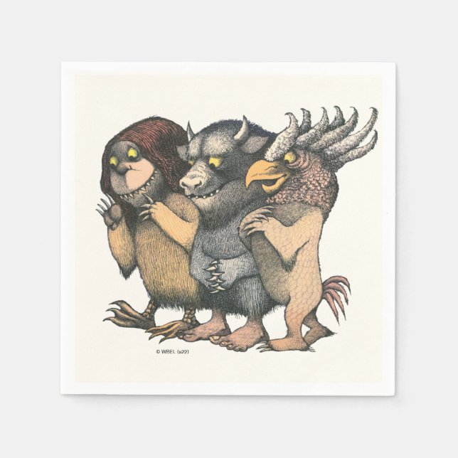 Where the Wild Things Are | Creatures Napkin (Front)