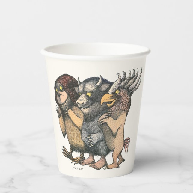 Where the Wild Things Are | Creatures Paper Cups (Front)