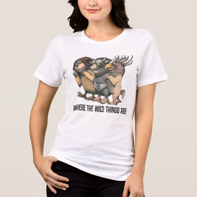 Where the Wild Things Are | Creatures Tri-Blend Shirt (Front)
