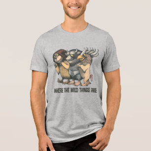 Where the Wild Things Are   Creatures Tri-Blend Shirt