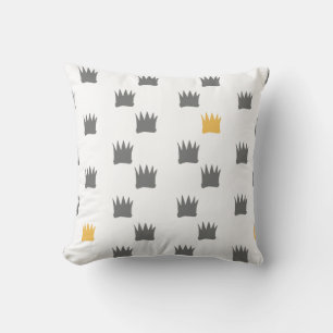 Where the Wild Things Are Crown Pattern Cushion