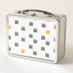 Where the Wild Things Are Crown Pattern Metal Lunch Box