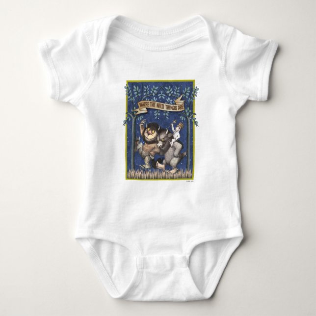 Where the Wild Things Are Graphic Baby Bodysuit (Front)
