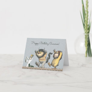 Where the Wild Things Are   Happy Birthday Card