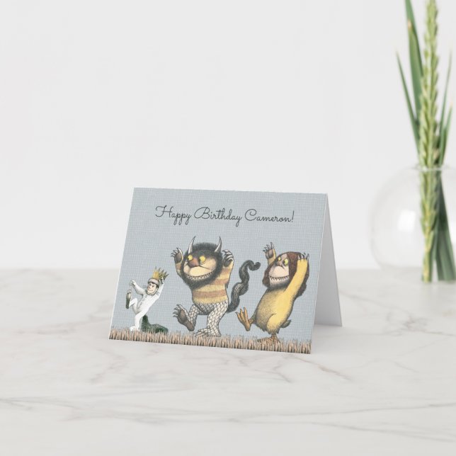 Where the Wild Things Are | Happy Birthday Card (Front)