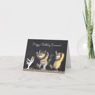 Where the Wild Things Are   Happy Birthday Card