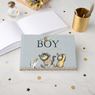 Where the Wild Things Are   It's a Boy Baby Shower Guest Book