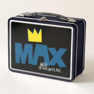 Where the Wild Things Are   Max and Crown Metal Lunch Box