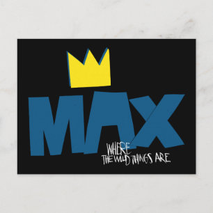 Where the Wild Things Are   Max and Crown Postcard