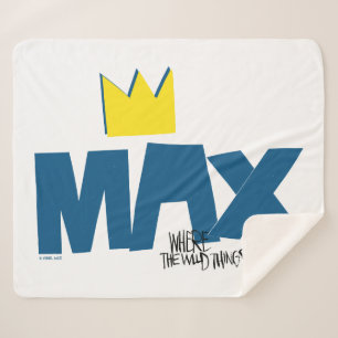 Where the Wild Things Are   Max and Crown Sherpa Blanket
