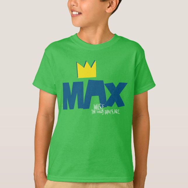 Where the Wild Things Are | Max and Crown T-Shirt (Front)