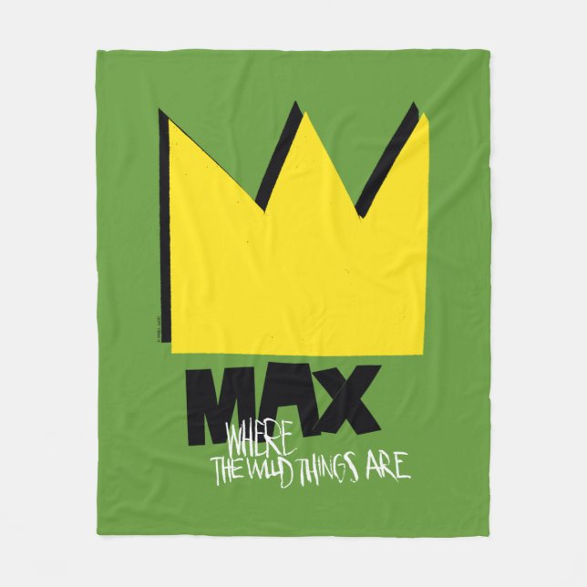 Where the Wild Things Are | Max & Crown Fleece Blanket (Front)