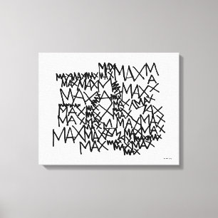 Where the Wild Things Are Max Repeated Canvas Print