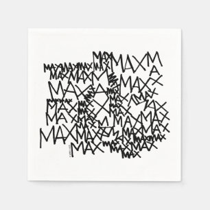 Where the Wild Things Are   Max Repeated Napkin