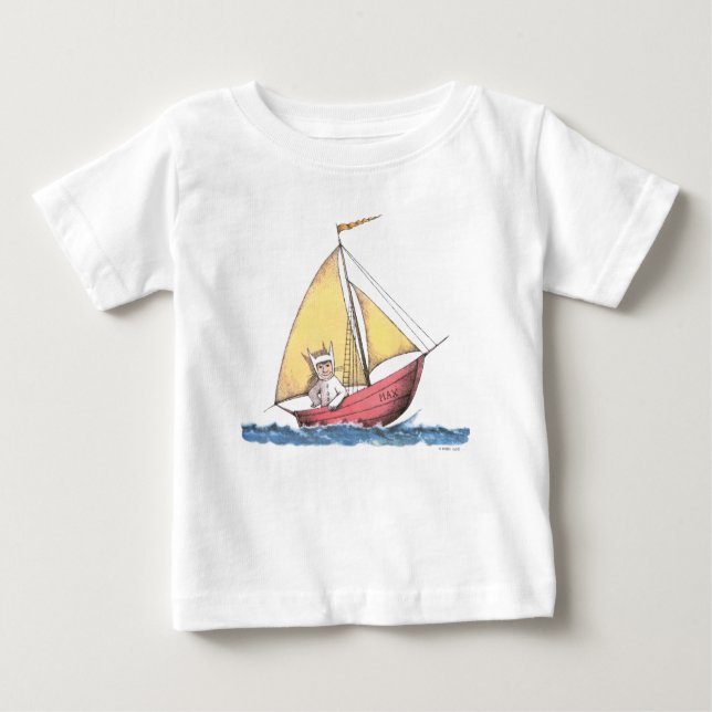 Where the Wild Things Are | Max Sailing Baby T-Shirt (Front)