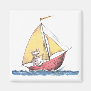 Where the Wild Things Are Max Sailing Magnet