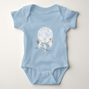 Where The Wild Things Are Moon & Stars Baby Bodysuit