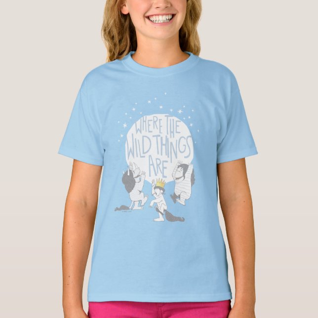 Where The Wild Things Are | Moon & Stars T-Shirt (Front)