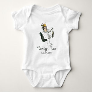 Where The Wild Things Are   New Baby Coming Soon Bodysuit