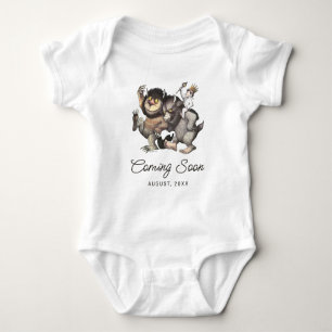 Where The Wild Things Are   New Baby Coming Soon Bodysuit