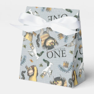 Where the Wild Things Are Pattern 1st Birthday Favour Box