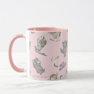Where the Wild Things Are Pink Star Pattern Mug