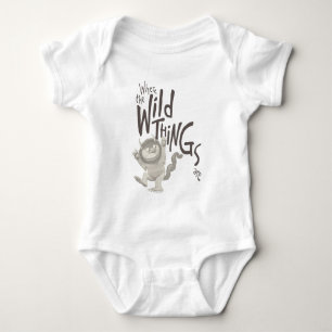 Where the Wild Things Are Quote Baby Bodysuit