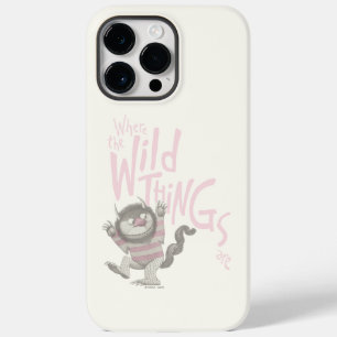 Where the Wild Things Are Quote - Pink Case-Mate iPhone 14 Pro Max Case