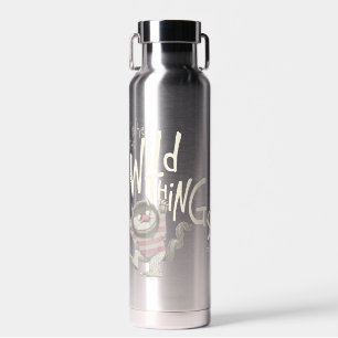 Where the Wild Things Are Quote - Pink Water Bottle