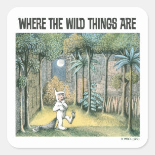 Where The Wild Things Are Scene 4 Square Sticker