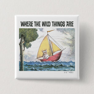 Where The Wild Things Are Scene 5 15 Cm Square Badge