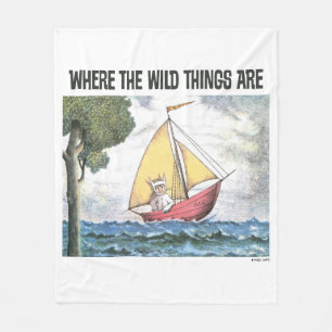 Where The Wild Things Are   Scene 5 Fleece Blanket