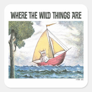 Where The Wild Things Are   Scene 5 Square Sticker