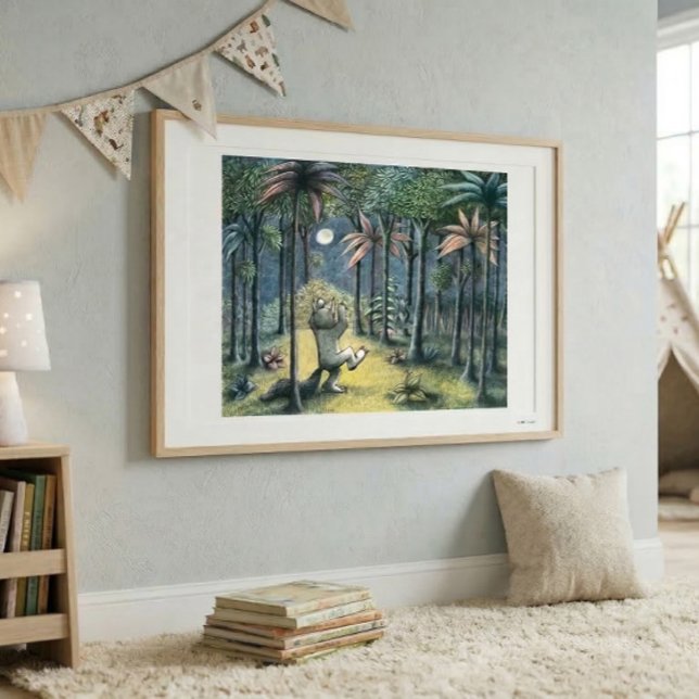 Where The Wild Things Are | Scene 6 Poster (Generated image of large size poster on wall)