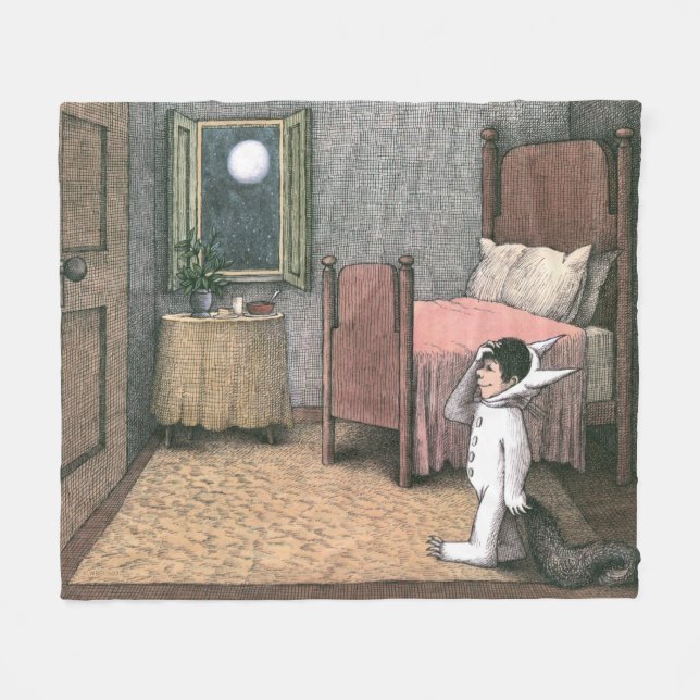 Where The Wild Things Are | Scene 7 Fleece Blanket (Front (Horizontal))
