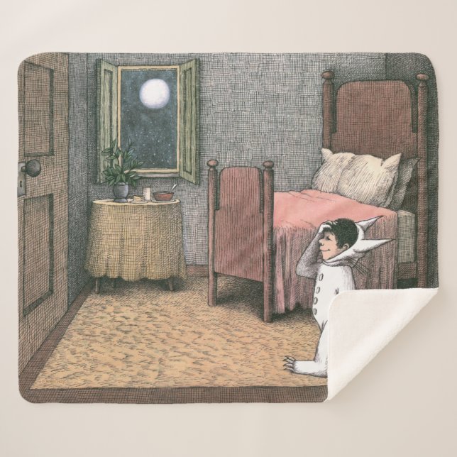 Where The Wild Things Are | Scene 7 Sherpa Blanket (Front (Horizontal))