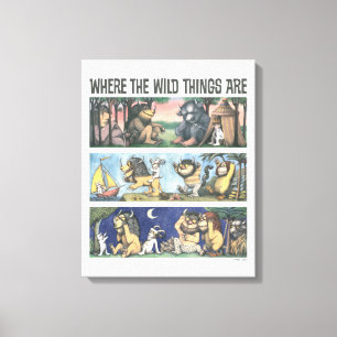 Where The Wild Things Are Scenes Canvas Print