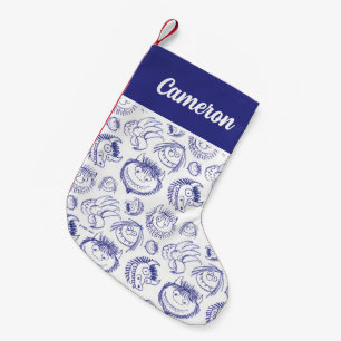 Where the Wild Things Are Sketch Pattern Small Christmas Stocking