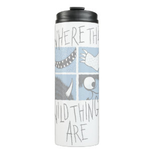 Where The Wild Things Are   Square Graphic Thermal Tumbler